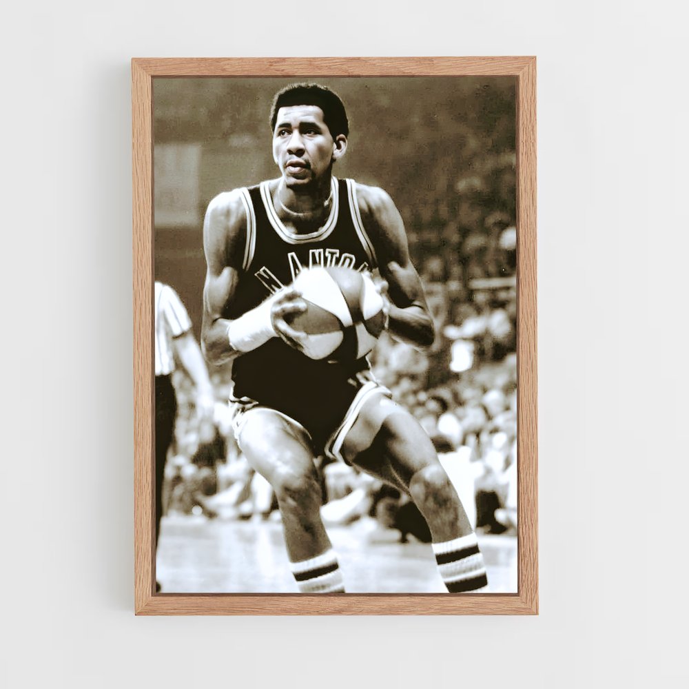 Poster Gervin au Panier – affiche Basketball (vue 4)
